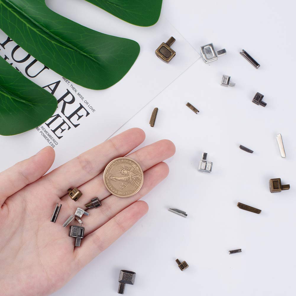 Amazon.com: PH PandaHall 24pcs Metal Zipper Latch Slider Retainer